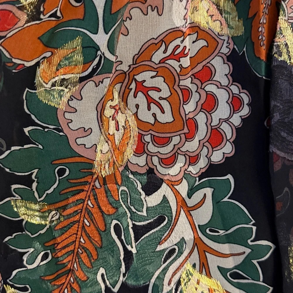 The Kooples Silk Lame Dress Size 2 - Picture 8 of 8